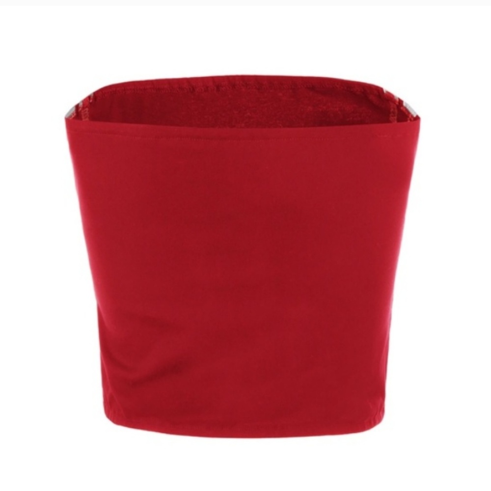 ⭐️ Zaful Red Stripe Cropped Tube Top - Picture 5 of 6